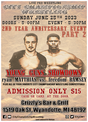 17th CCW City Championship Wrestling Official Flyer/Poster