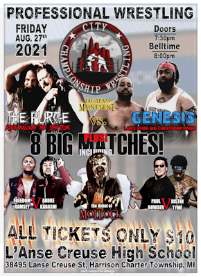 2nd CCW City Championship Wrestling Official Flyer/Poster