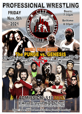 3rd CCW City Championship Wrestling Official Flyer/Poster