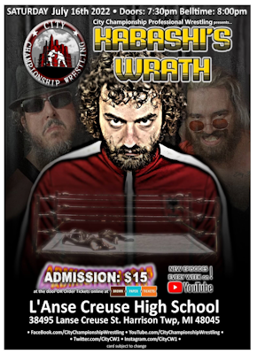 7 CCW City Championship Wrestling Official Flyer/Poster
